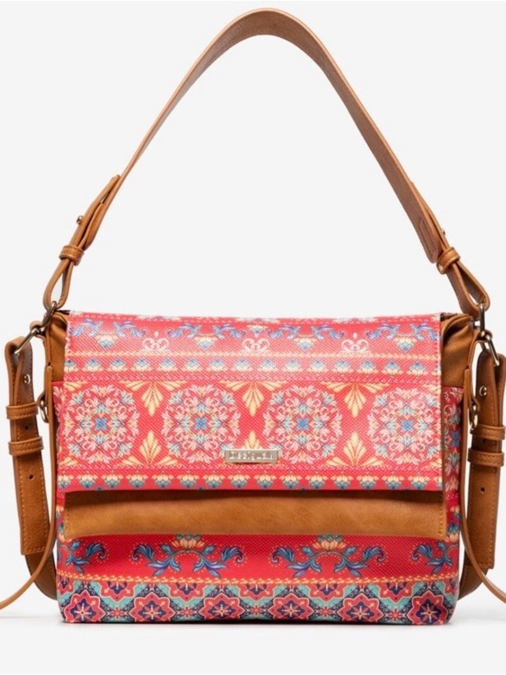 Desigual Artisan Frieze Print Convertible Bag - NWOT